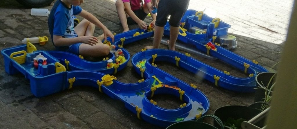Waterspeeltuin, Tuin en Terras, Ophalen, Gebruikt, Minder dan 80 cm, Overige typen