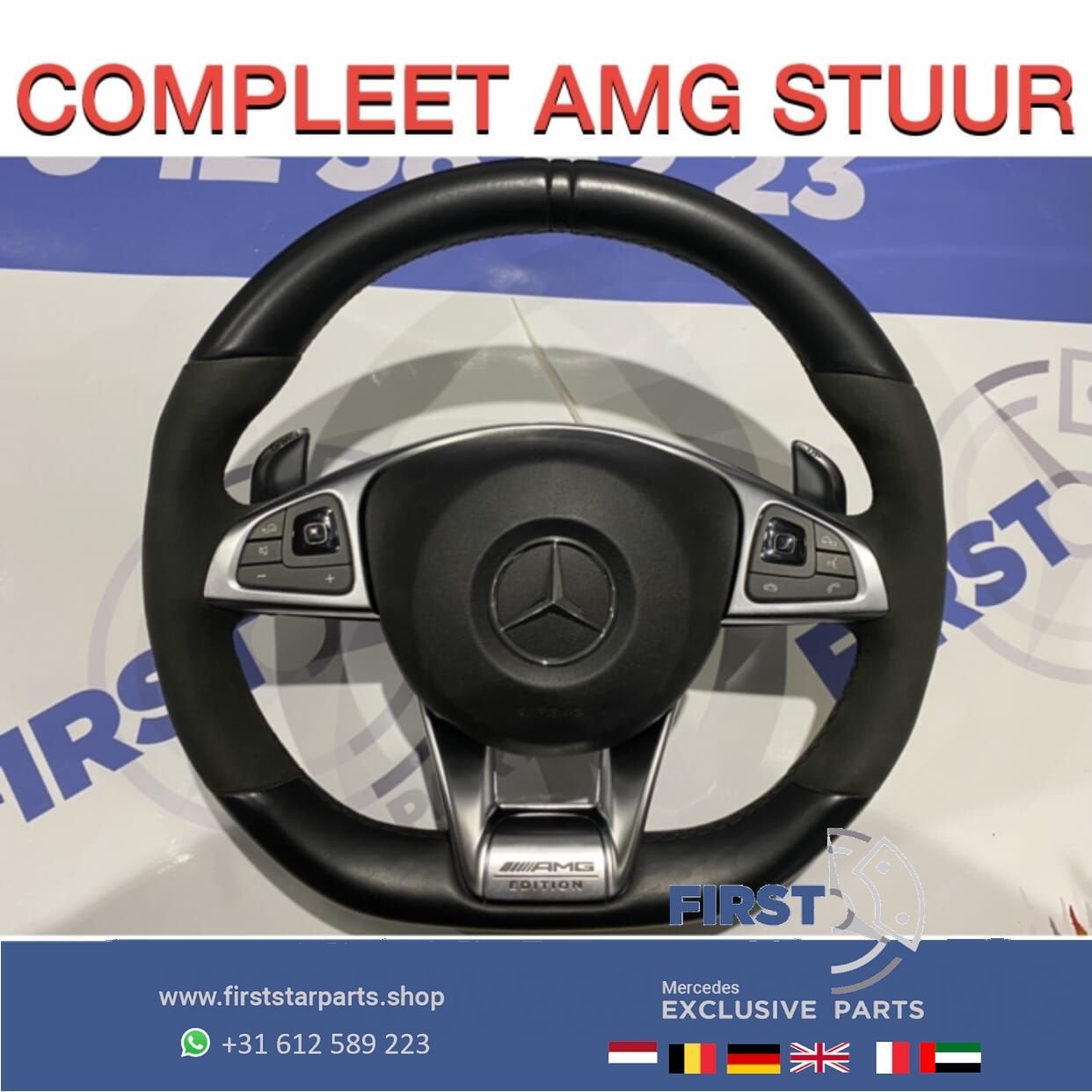 W213 S213 E KLASSE E63 AMG STUUR origineel Mercedes 2016-201, Gebruikt, -, Ophalen of Verzenden, -