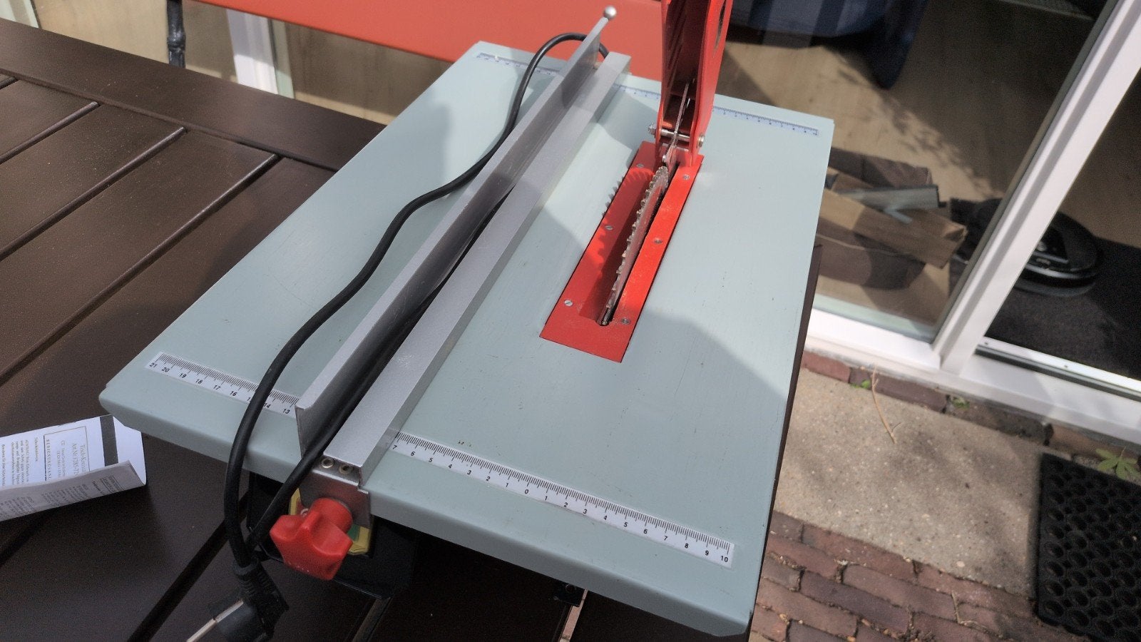 Mannesmann Tafelzaagmachine 720W - Compact en Krachtig, Doe-het-zelf en Verbouw, Gereedschap | Zaagmachines, Ophalen, Gebruikt