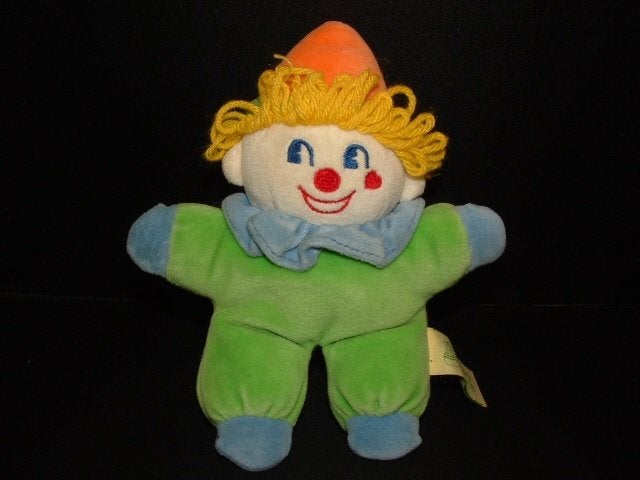 HAPPY HORSE CLOWN VELOURS GROEN/BLAUW MET WIT HOOFD, Ophalen of Verzenden, Nieuw, Overige typen