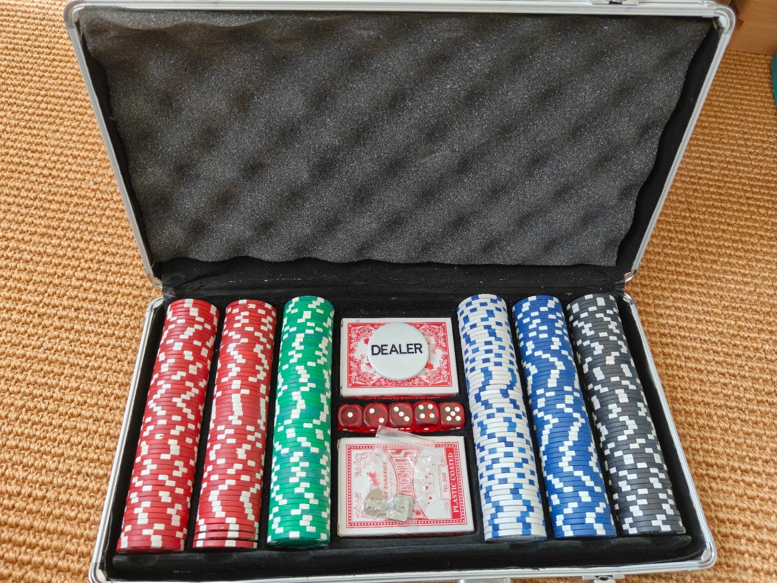 Poker koffer, Ophalen of Verzenden, Zo goed als nieuw