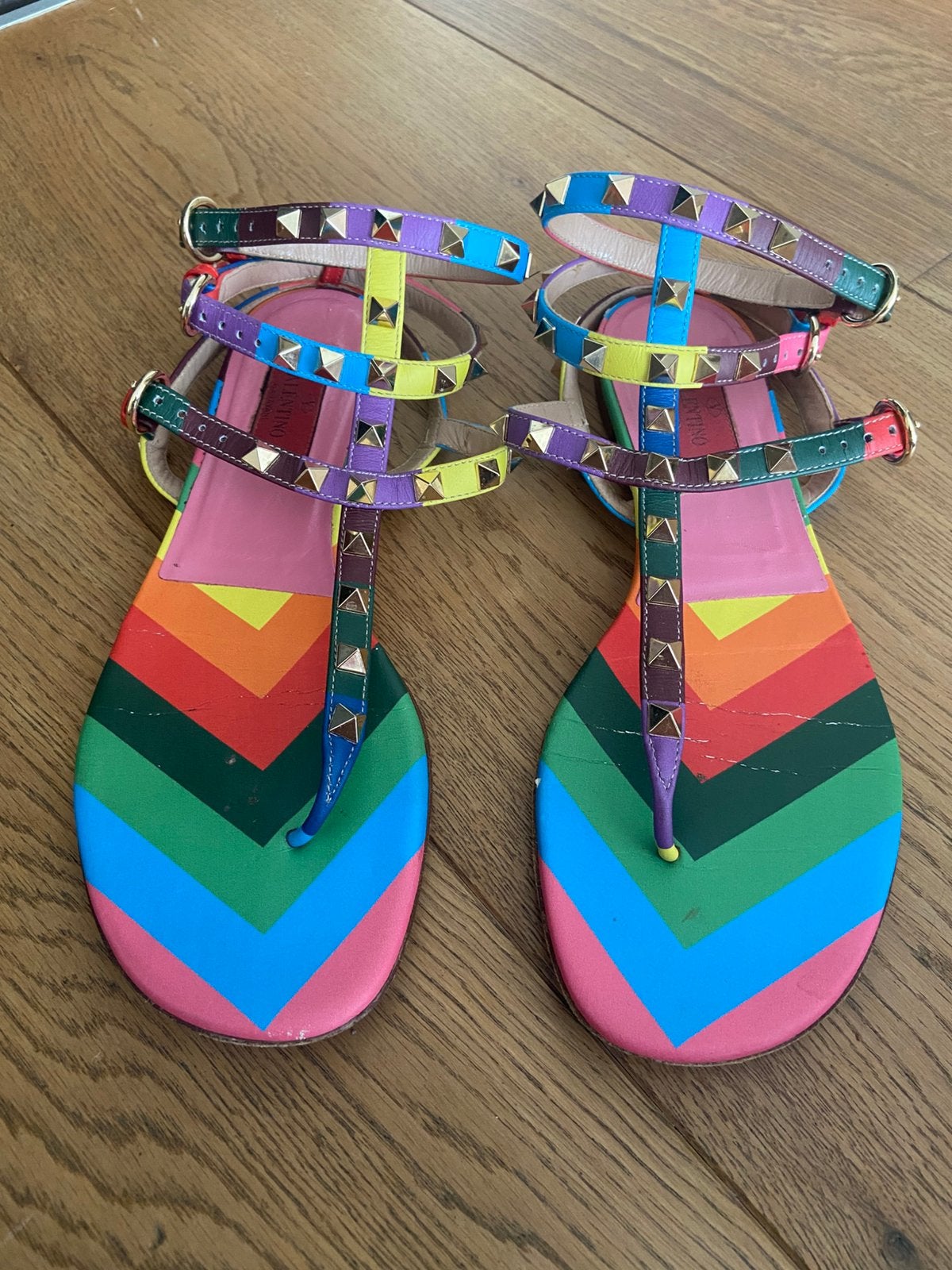 Sandaaltjes Valentino Garavani 37, Overige kleuren, Zo goed als nieuw, Sandalen of Muiltjes, Ophalen of Verzenden