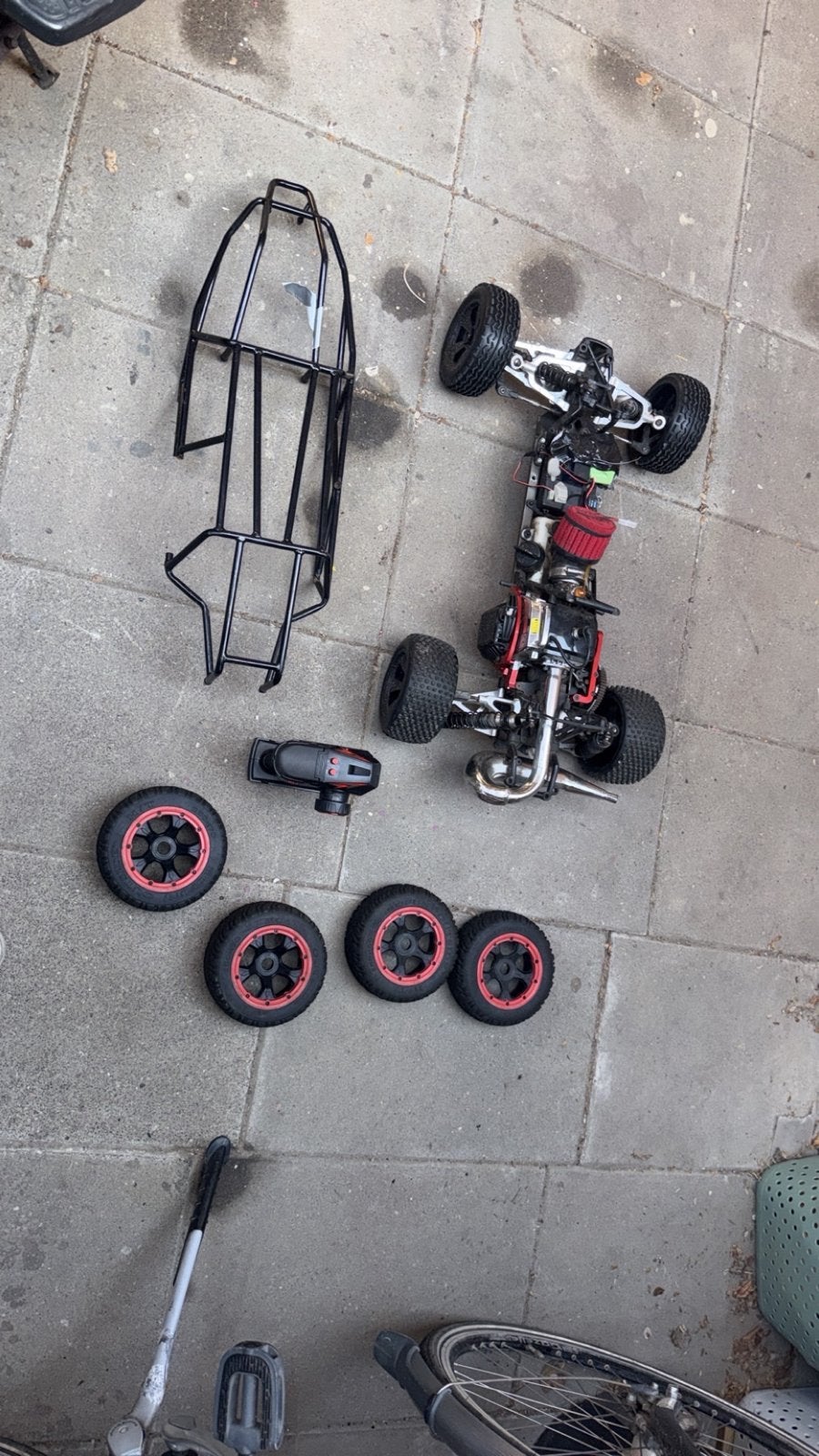 Baja 35cc met Rovan motor - Veer moet aangedraaid worden, Benzine, Gebruikt, Auto offroad, Ophalen of Verzenden