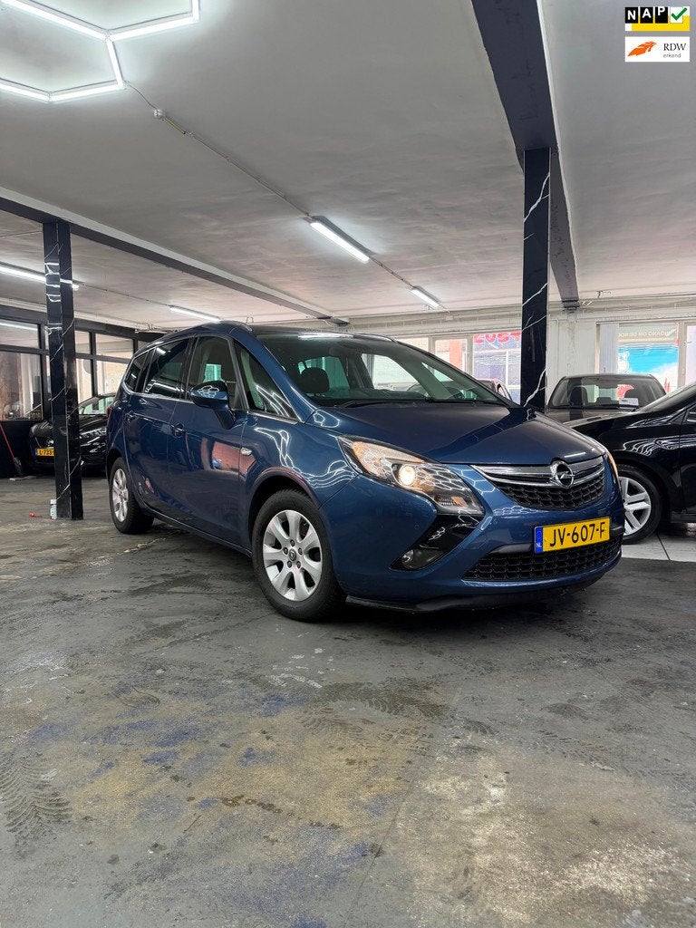 Opel Zafira Tourer 1.4 Business+ 7p., Auto's, Opel, Euro 6, 4 cilinders, Blauw, 7 stoelen