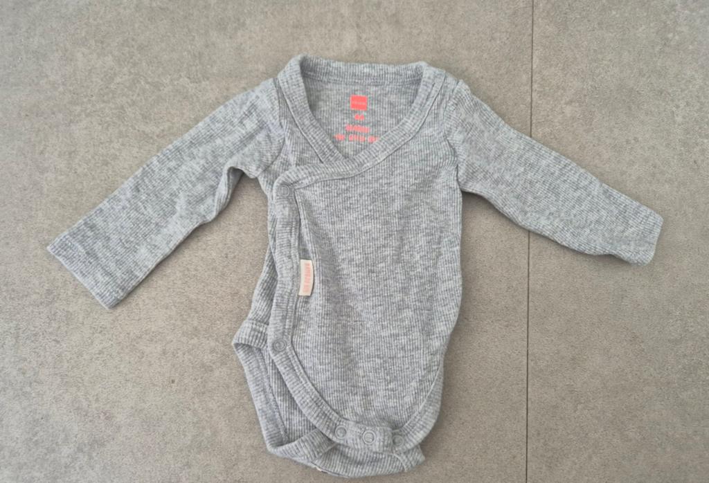 Hema Bamboo meegroei romper maat 44, Nacht- of Onderkleding, Jongetje of Meisje, Ophalen of Verzenden, Zo goed als nieuw