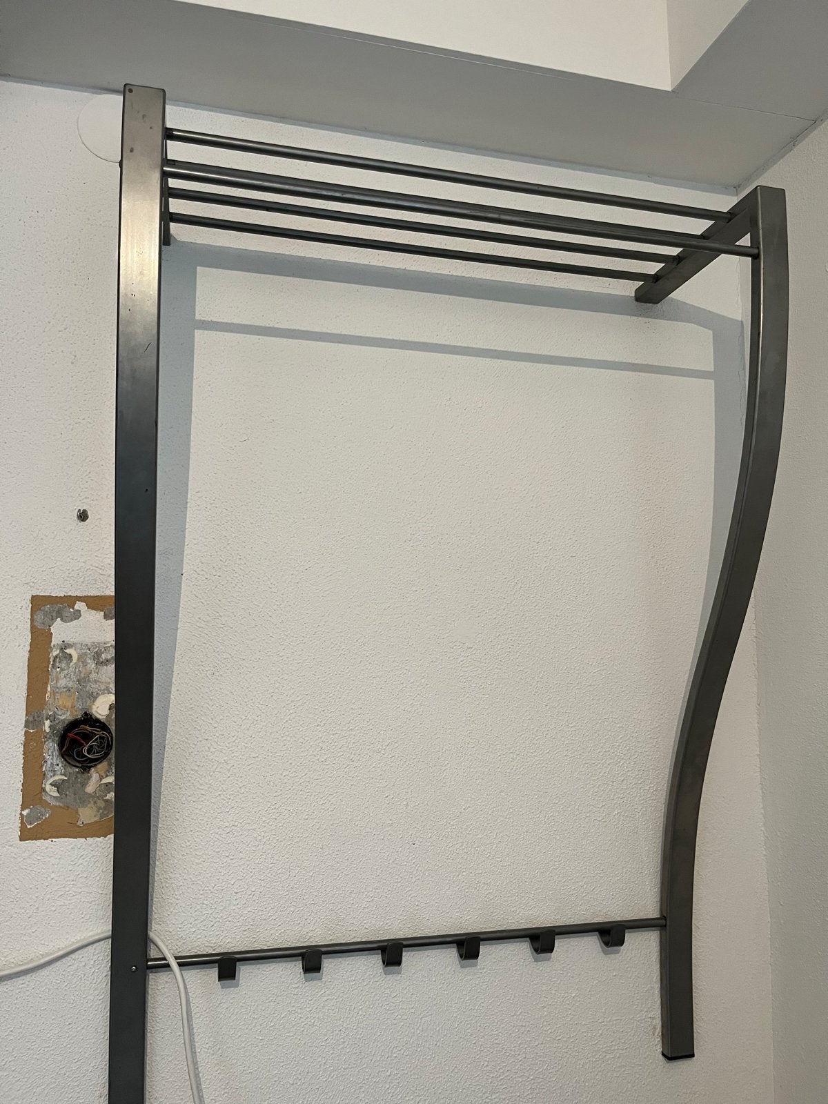 Grote Wandkapstok, Gebruikt, Minder dan 100 cm, Metaal, Ophalen
