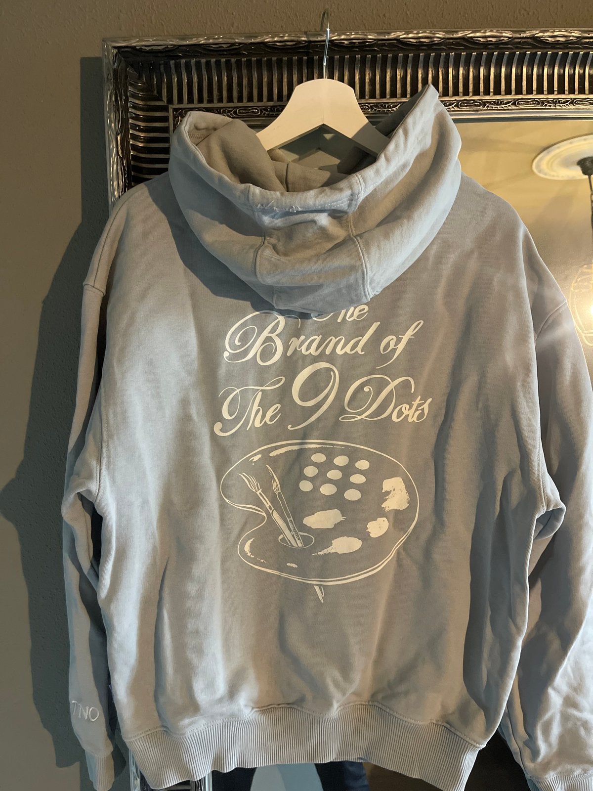 TNO Hoodie 'The Brand of The 9 Dots' - Lichtblauw, Ophalen of Verzenden, Zo goed als nieuw