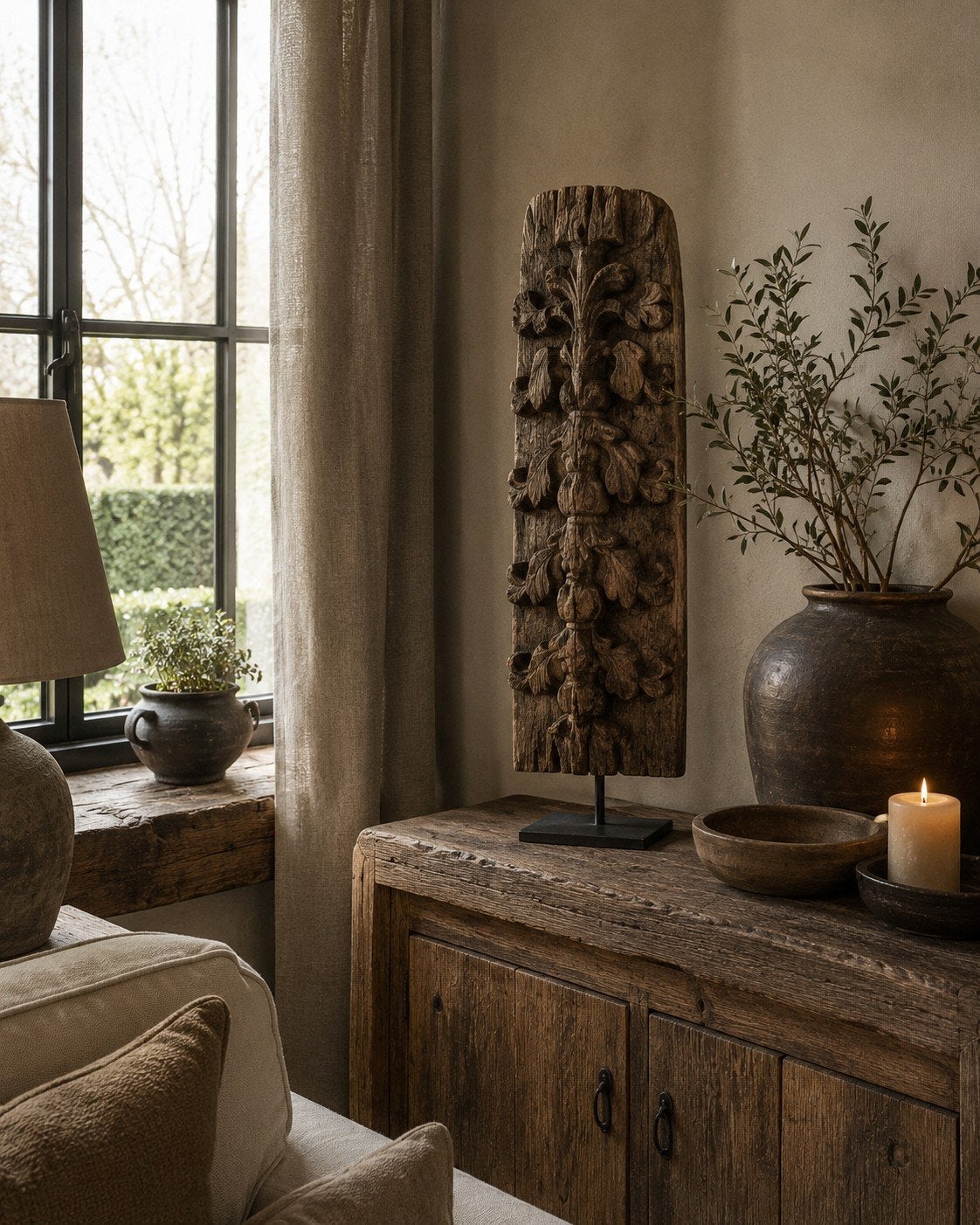 Aura Peeperkorn uniek Ornament XXL, Huis en Inrichting, Ophalen of Verzenden, Nieuw, Hout