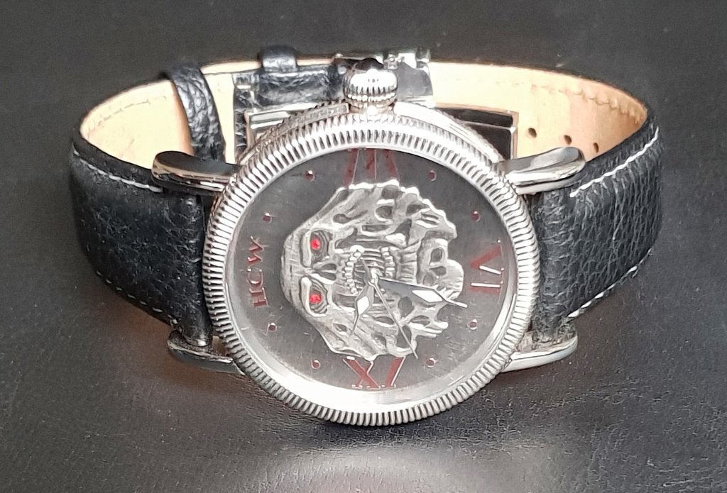 Limited edition HCW 'Soul Collector' horloge - automaat, Sieraden, Tassen en Uiterlijk, Horloges | Heren, Overige merken, Leer