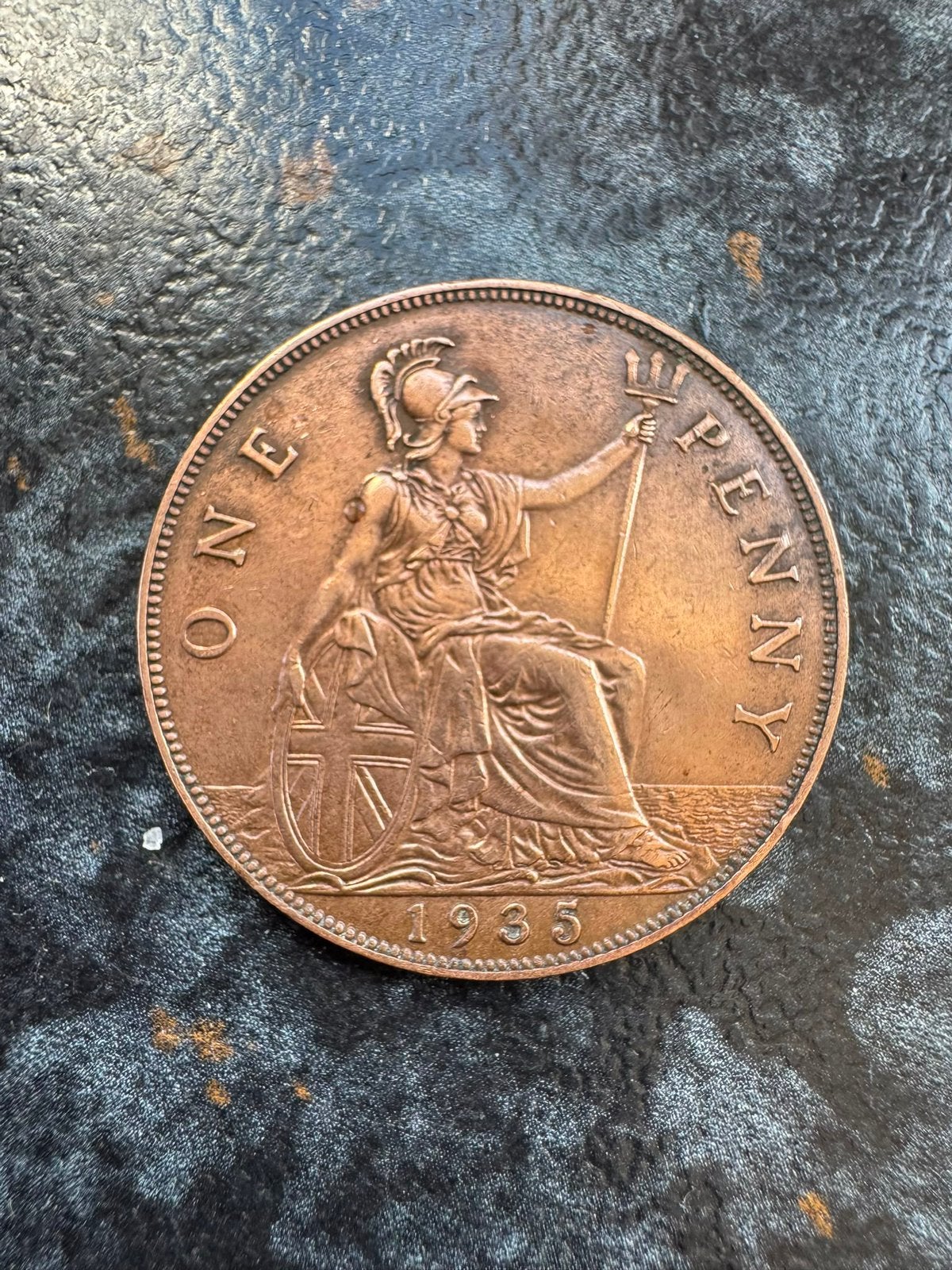 One Penny uit 1935., Ophalen of Verzenden, Losse munt