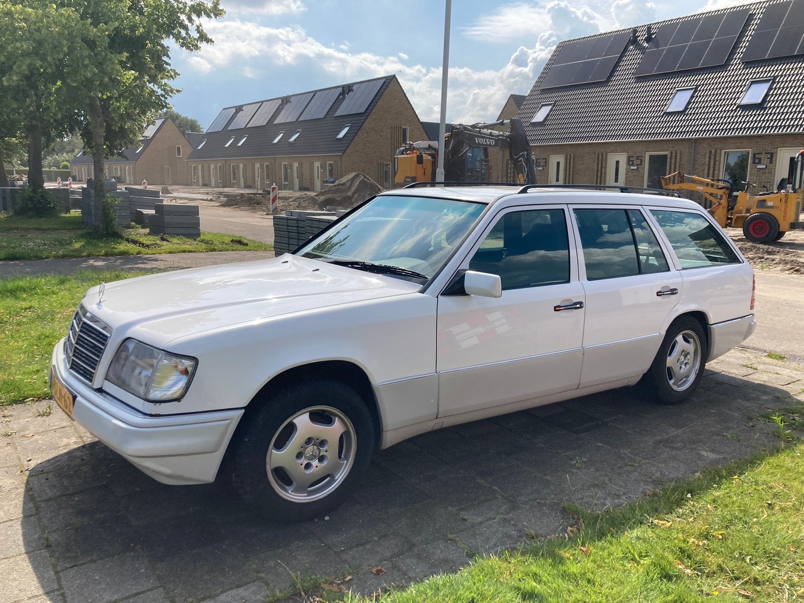 MERCEDES E200 KOMBI 1995 (S124), Auto's, Stof, Wit, Stationwagon, Handgeschakeld