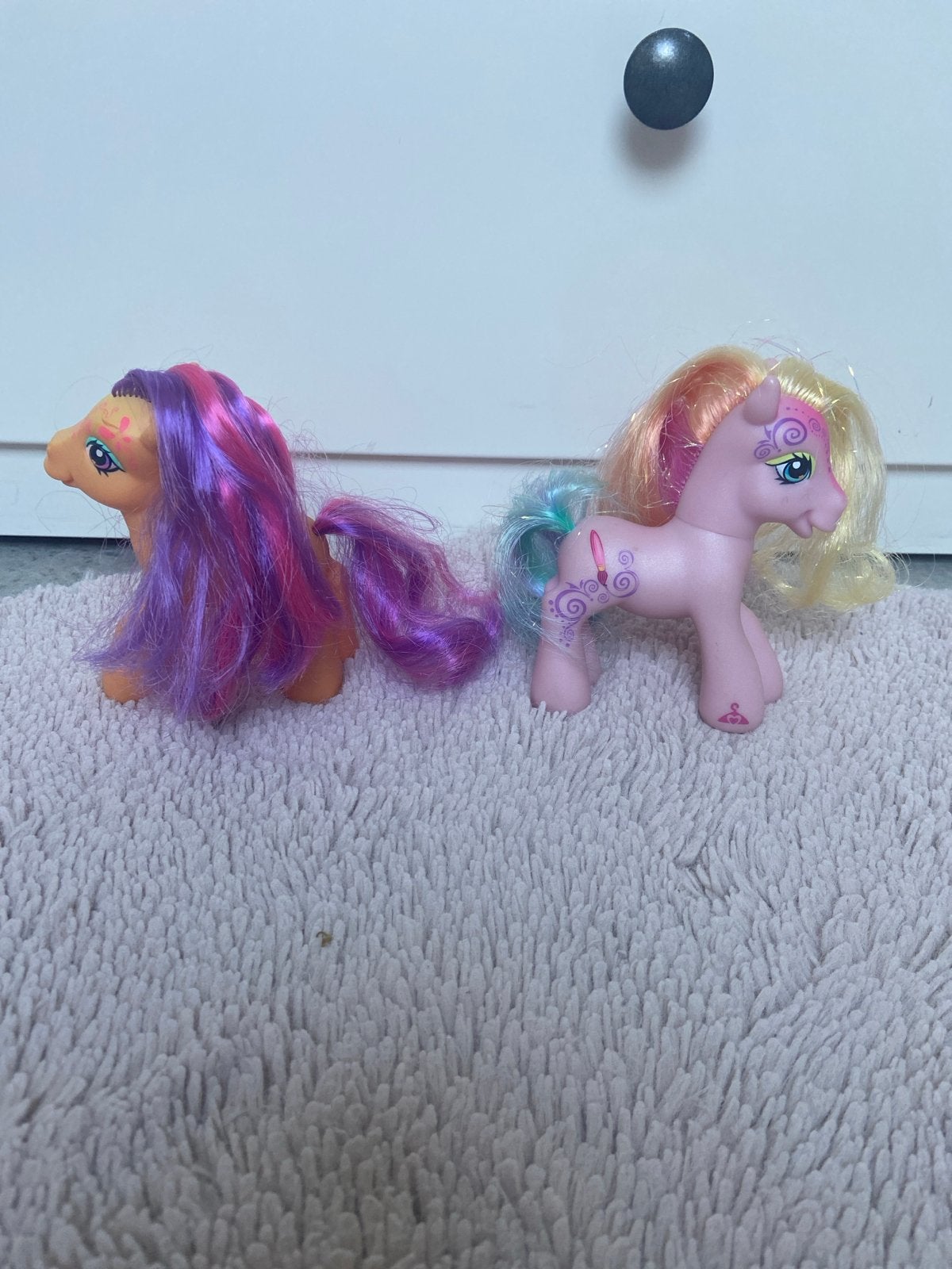 My Little Pony speelgoedfiguren (2 stuks), Ophalen of Verzenden, Gebruikt