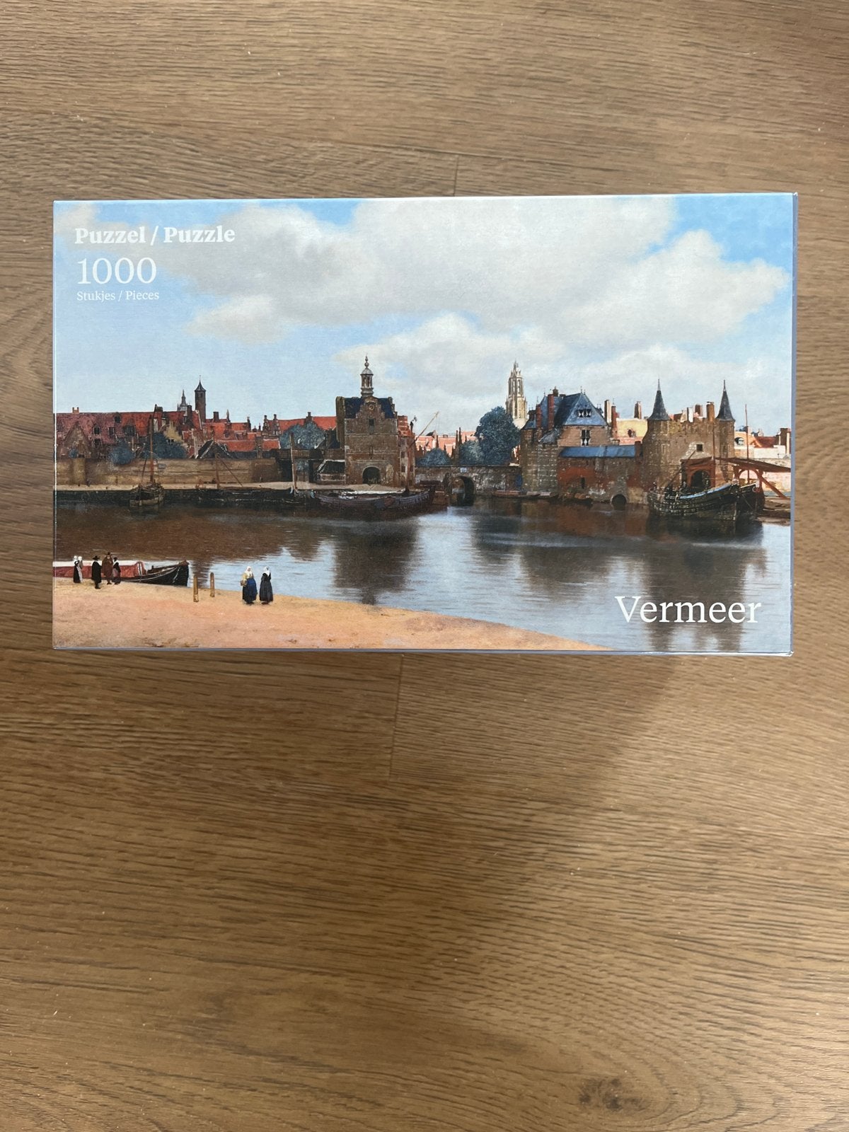 Vermeer Puzzel: Gezicht op Delft (1000 stukjes), Ophalen, Meer dan 50 stukjes, Zo goed als nieuw, 6 jaar of ouder