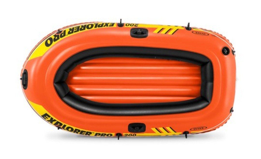 Intex Explorer pro 200 - Opblaasboot met Peddels, Watersport en Boten, Kano's, Ophalen, Zo goed als nieuw