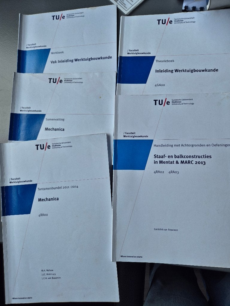 Werktuigbouwkunde studieboeken, Boeken, Studieboeken en Cursussen, Verzenden, Beta, Zo goed als nieuw, WO
