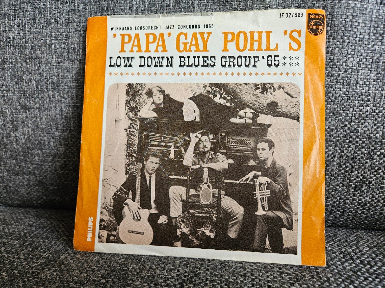 Papa Gay Pohl's Low Down Blues Group '65 - Loosdrecht Jazz, Gebruikt, Verzenden, Originele persing, 7 inch