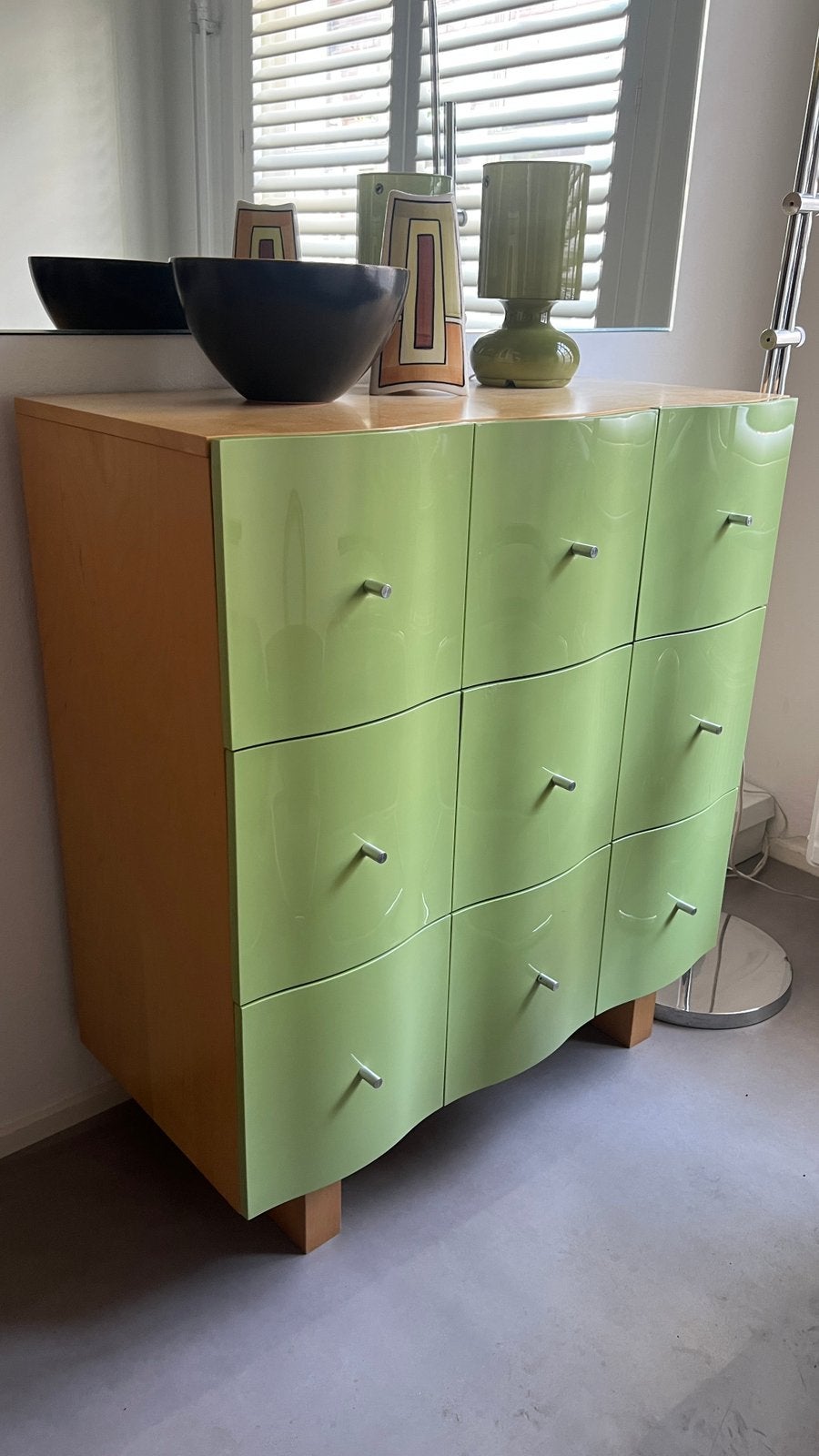 Zeldzame design ladekast Tomas Jelinek vintage IKEA, Ophalen, 5 laden of meer, 50 tot 100 cm, Zo goed als nieuw