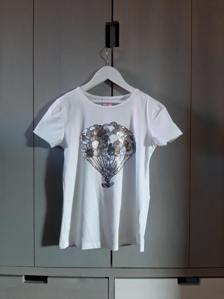 Mooi t-shirt zero jeans maat 140/146 als nieuw!, Kinderen en Baby's, Zero Jeans, Meisje, Ophalen of Verzenden, Zo goed als nieuw
