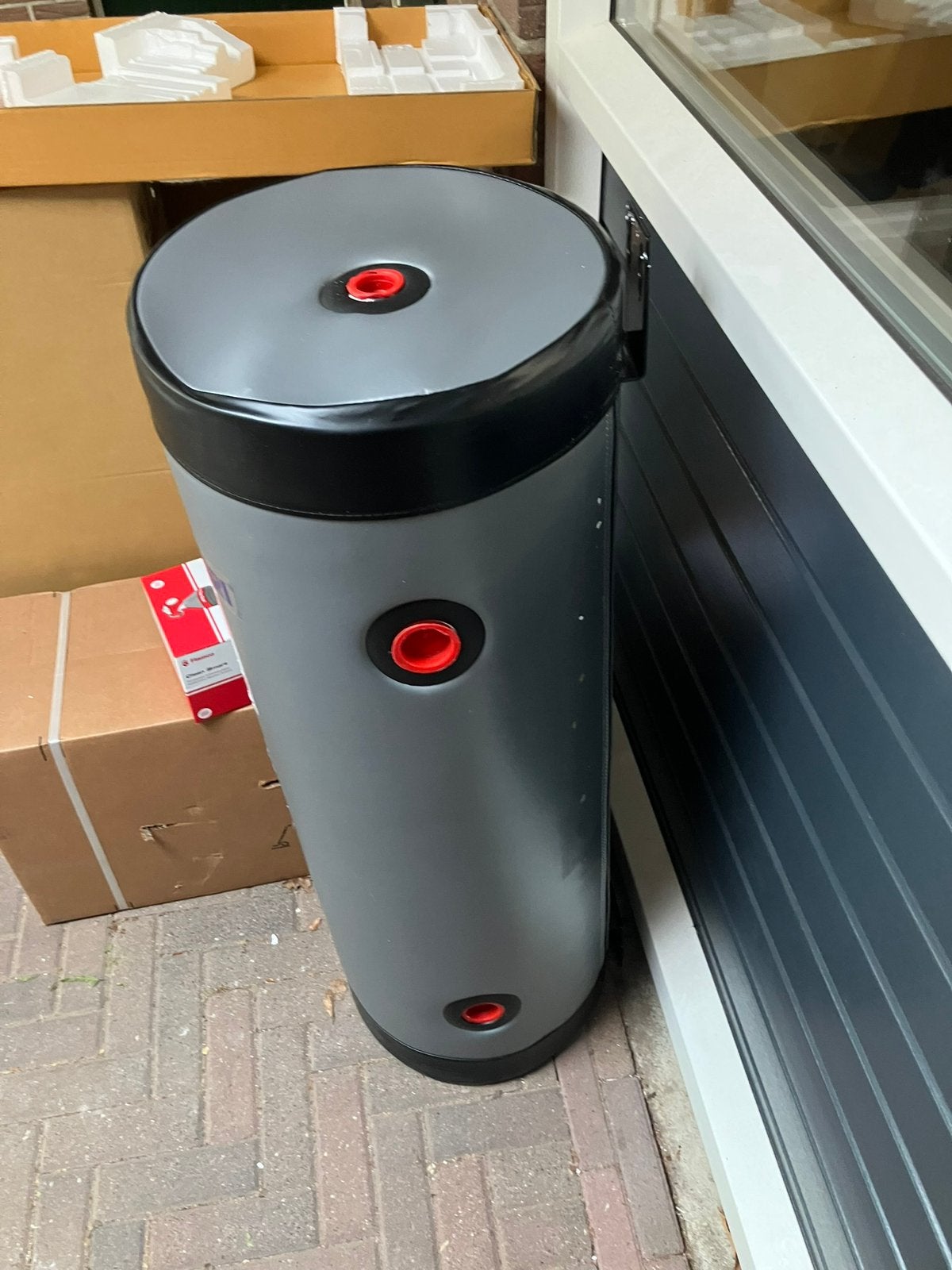 Remeha cv geisoleerd buffervat 51 liter, 20 tot 100 liter, Boiler, Ophalen of Verzenden, Minder dan 3 jaar oud