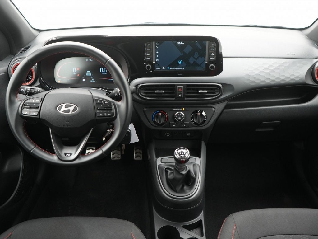 Hyundai i10 1.2 N Line | 4 Cilinder | Private lease 419 per, Auto's, Keurmerk '100% Onderhouden', Stof, Gebruikt, 4 cilinders
