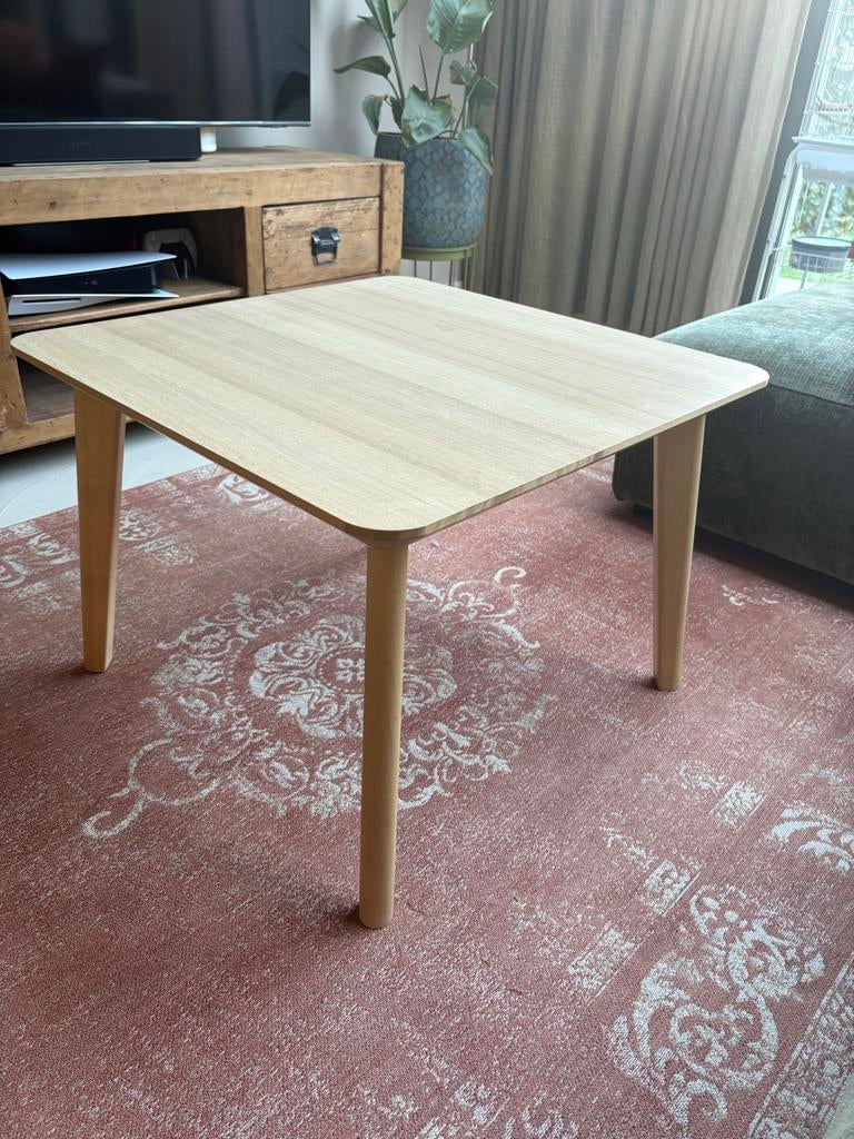 Stijlvolle houten salontafel - Vierkant, Ophalen, 50 tot 75 cm, Vierkant, 50 tot 100 cm