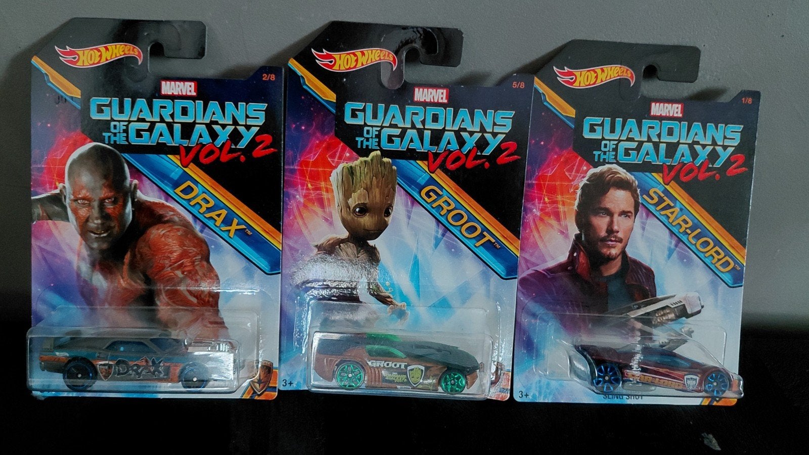 Hot Wheels Guardians of the Galaxy Vol. 2 complete set, Ophalen of Verzenden, Nieuw