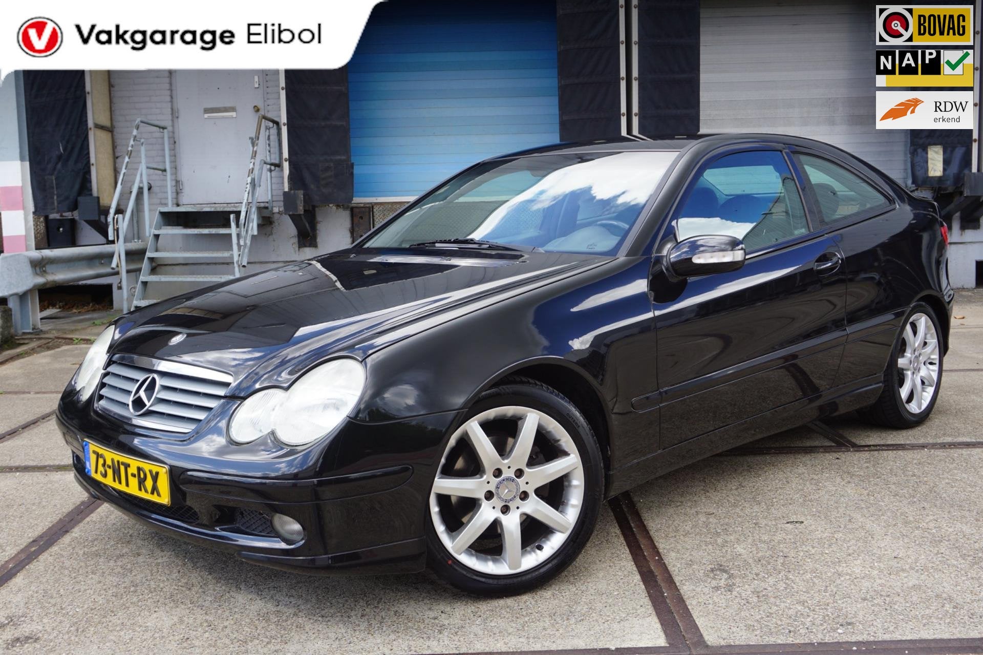 Mercedes-Benz C-klasse Sportcoupé 180, Automaat, 1998 cc, Gebruikt, Zwart