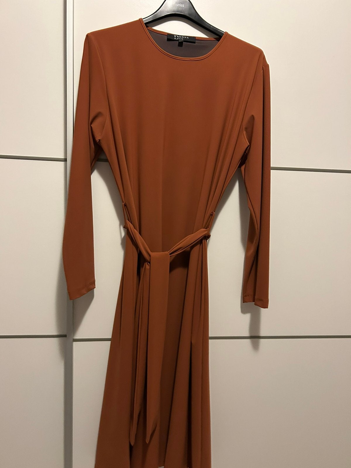 Jurk travel Donna Due nieuw, Bruin, Maat 46/48 (XL) of groter, Ophalen of Verzenden, Zo goed als nieuw