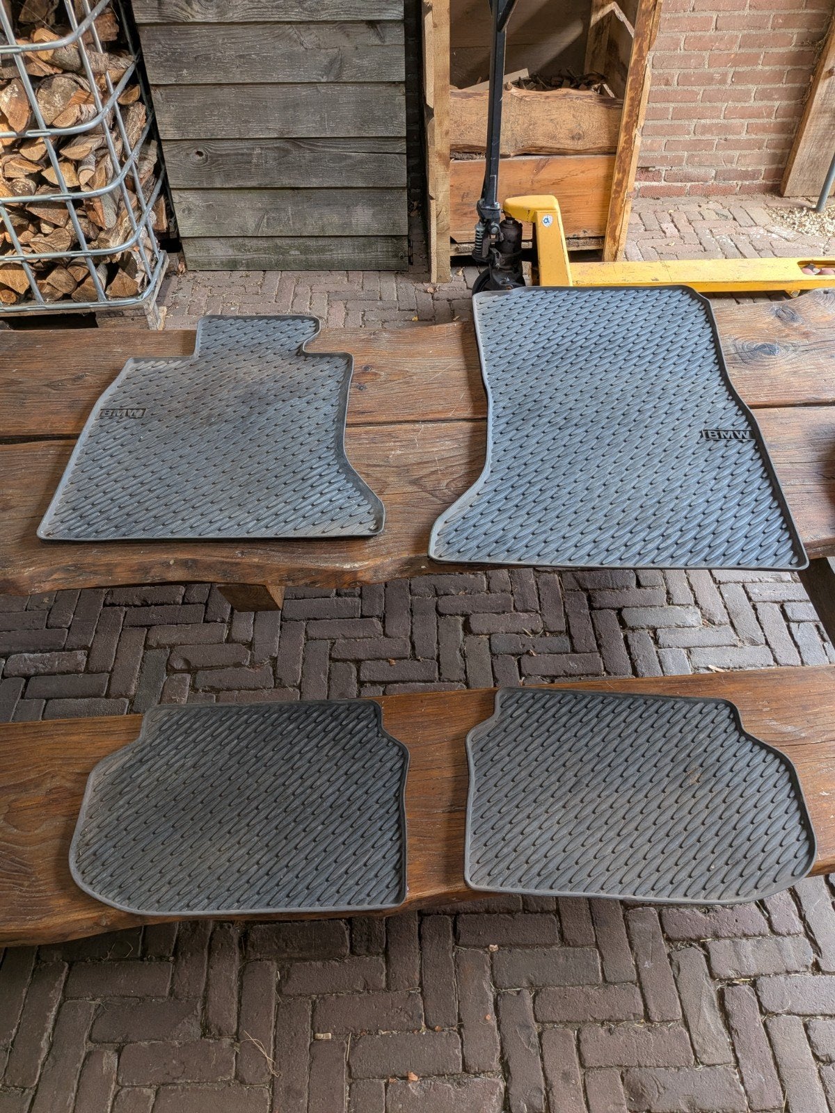 Originele BMW rubberen automatten 5-serie F10 & F11, Ophalen, Gebruikt