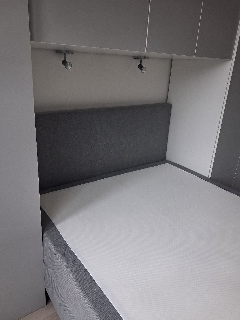 Bed, Ophalen, Strak modern, Tweepersoons, 140 cm
