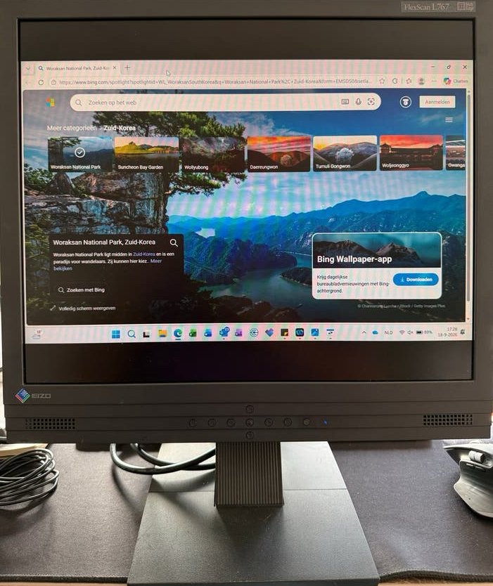Eizo Flexscan L767 LCD 19” Monitor, Computers en Software, Ophalen, Gebruikt, Overige typen, Onbekend