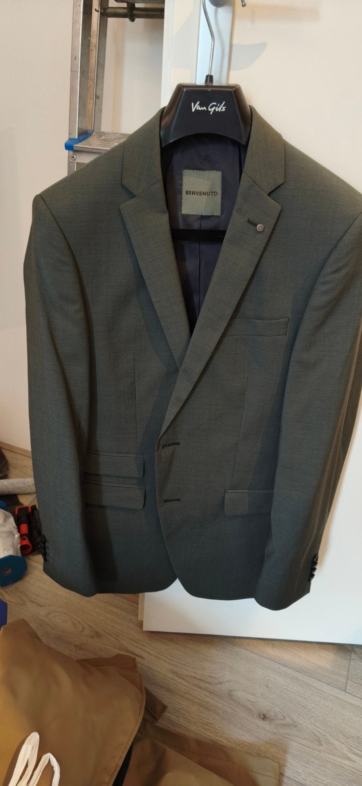 Nieuw Heren Colbert - Benvenuto - Maat 46 (S), Benvenuto, Nieuw, Ophalen of Verzenden, Groen