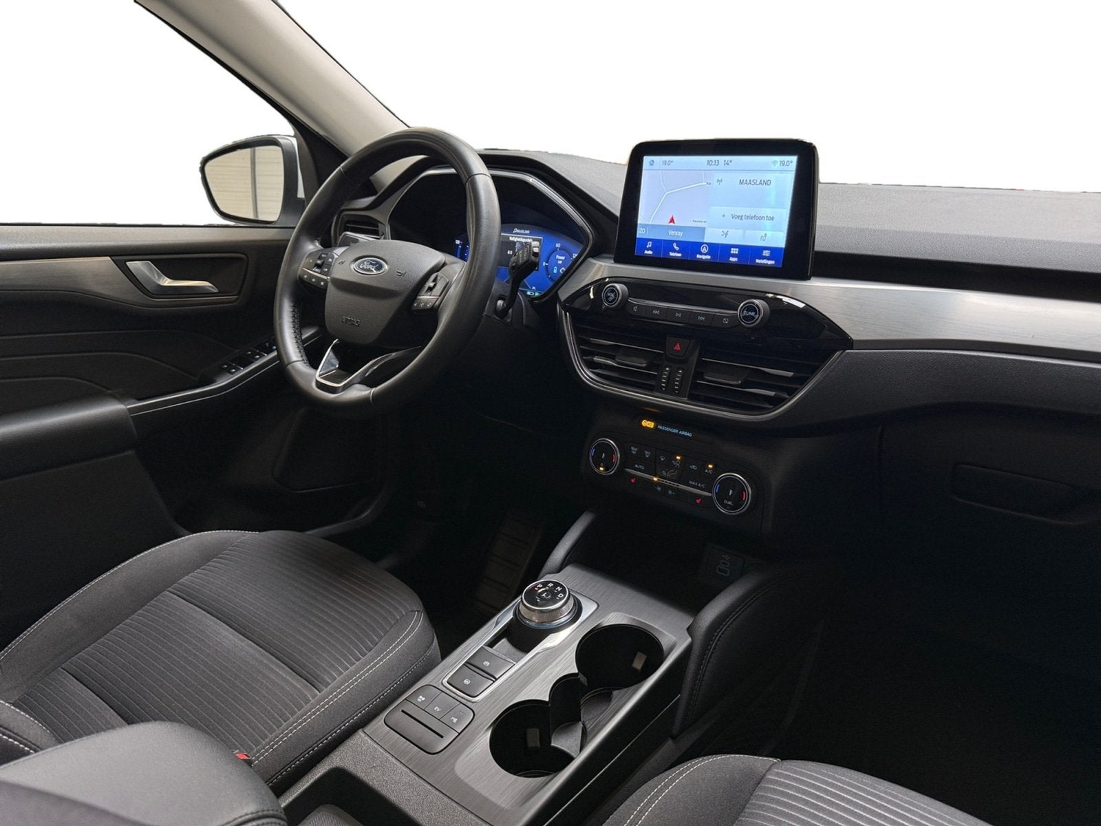 Ford Kuga 2.5 PHEV Titanium I Panoramadak I Stoelverwarming, Auto's, Gebruikt, 4 cilinders, Wit, Plug-in hybride