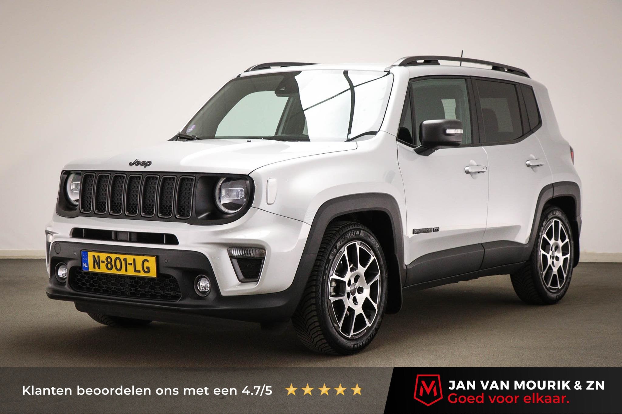 Jeep Renegade 1.3T DDCT 80th Anniversary | PARKING PACK | NA, Auto's, Jeep, Stof, Gebruikt, 4 cilinders, 150 pk