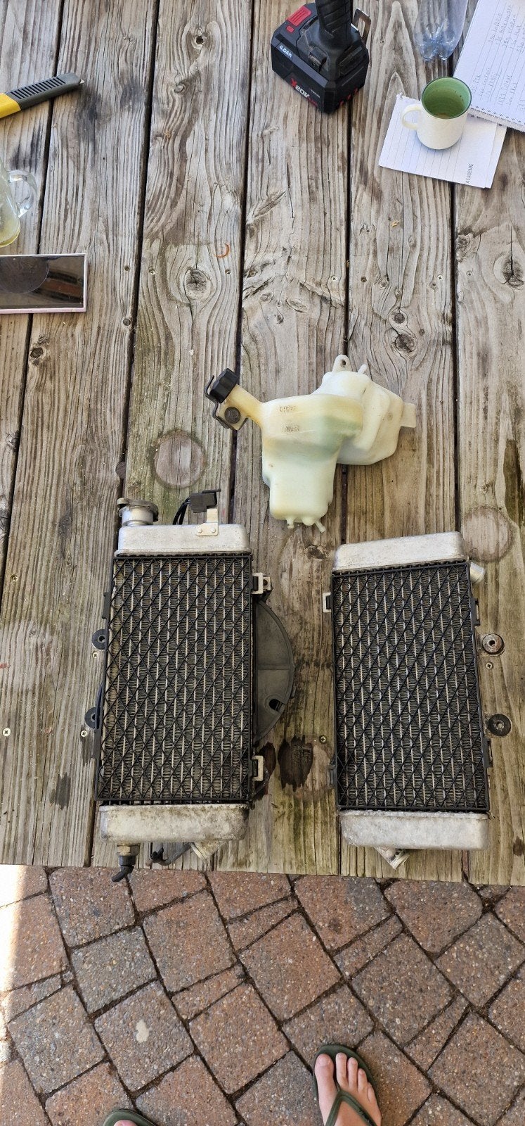 Radiator set Honda Varadero XL1000, Motoren, Ophalen of Verzenden, Gebruikt