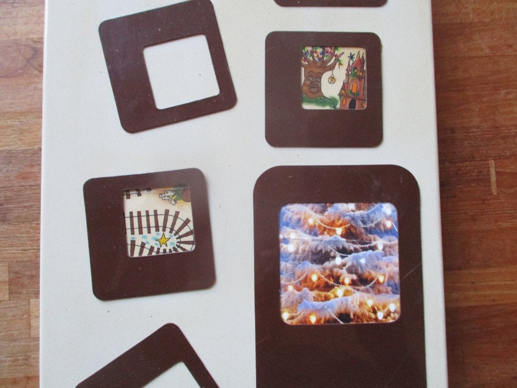Fotolijst magnetisch 80s wandbord lijst foto bord retro, Ophalen, Huis en Inrichting