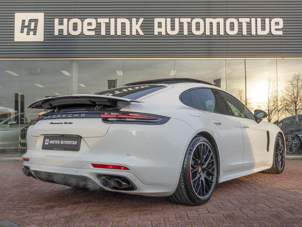 Porsche Panamera 4.0 Turbo | Pano | 4-wiel sturing | Matrix, Auto's, Porsche, Automaat, Gebruikt, 4 stoelen, Wit