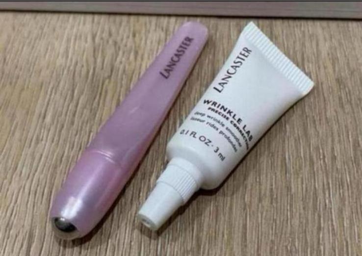 Lancaster wrinkle lab deep wrinkle smoother 3 ml, Ophalen of Verzenden, Nieuw, Gehele gezicht, Verzorging