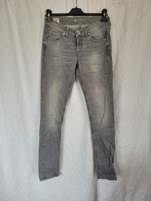 Stoere grijze skinny W27 L32 merk Gsus Amsterdam, ., Ophalen of Verzenden, Zo goed als nieuw, Grijs