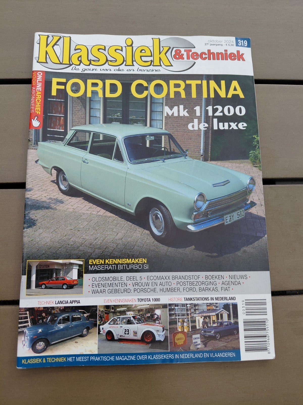 Klassiek & Techniek: Ford Cortina Mk 1 1200 de luxe, Boeken, Ophalen of Verzenden, Zo goed als nieuw, Overige typen