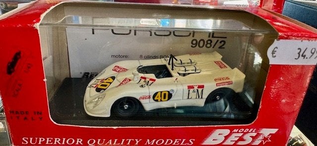 Coelianmodels, Best Model, Porsche 908/2, 1/43, € 34,99, Hobby en Vrije tijd, Modelauto's | 1:43, Ophalen of Verzenden, Nieuw