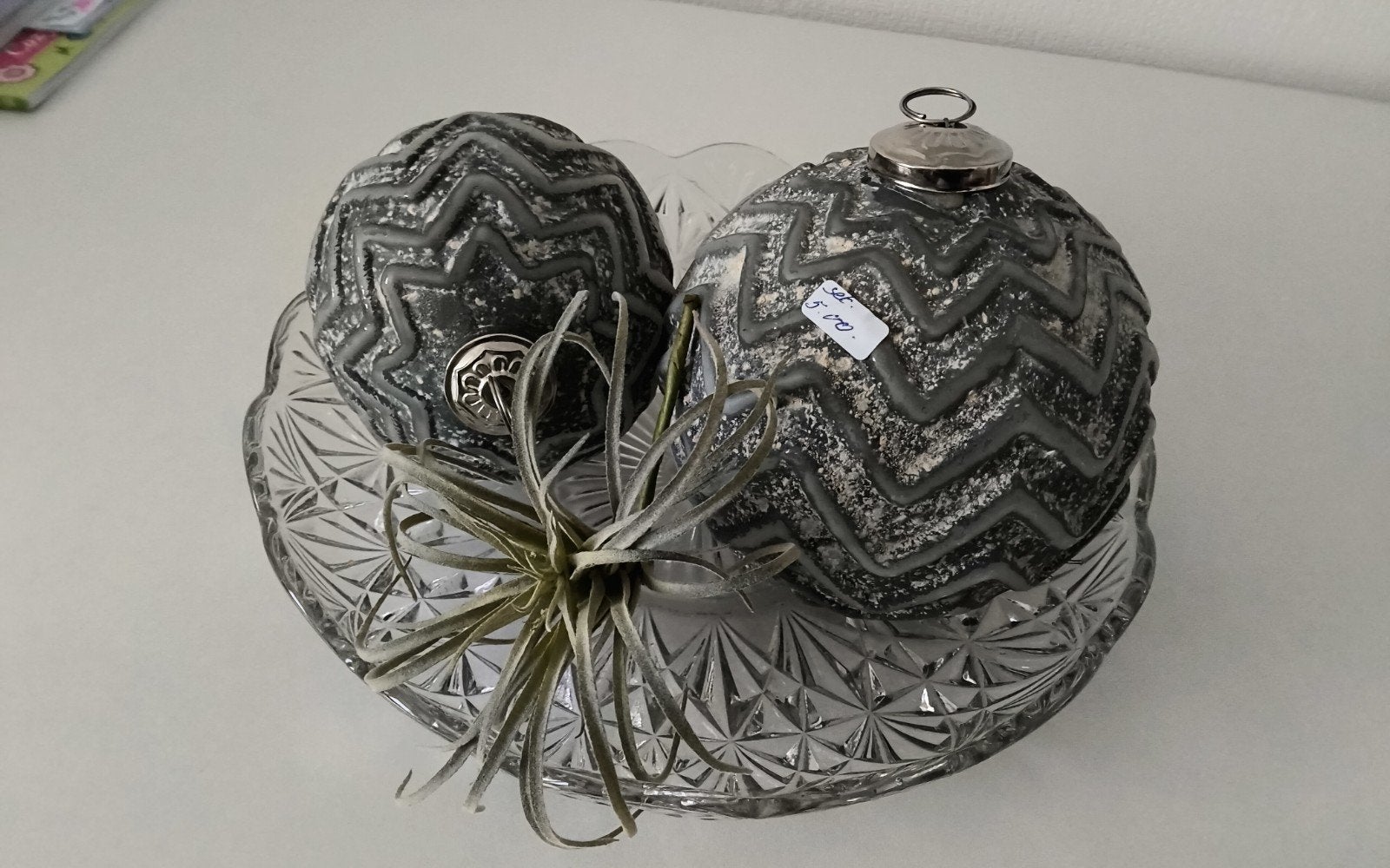 Decoratieve ballen zonder schaal en plantje., Diversen, Ophalen, Zo goed als nieuw