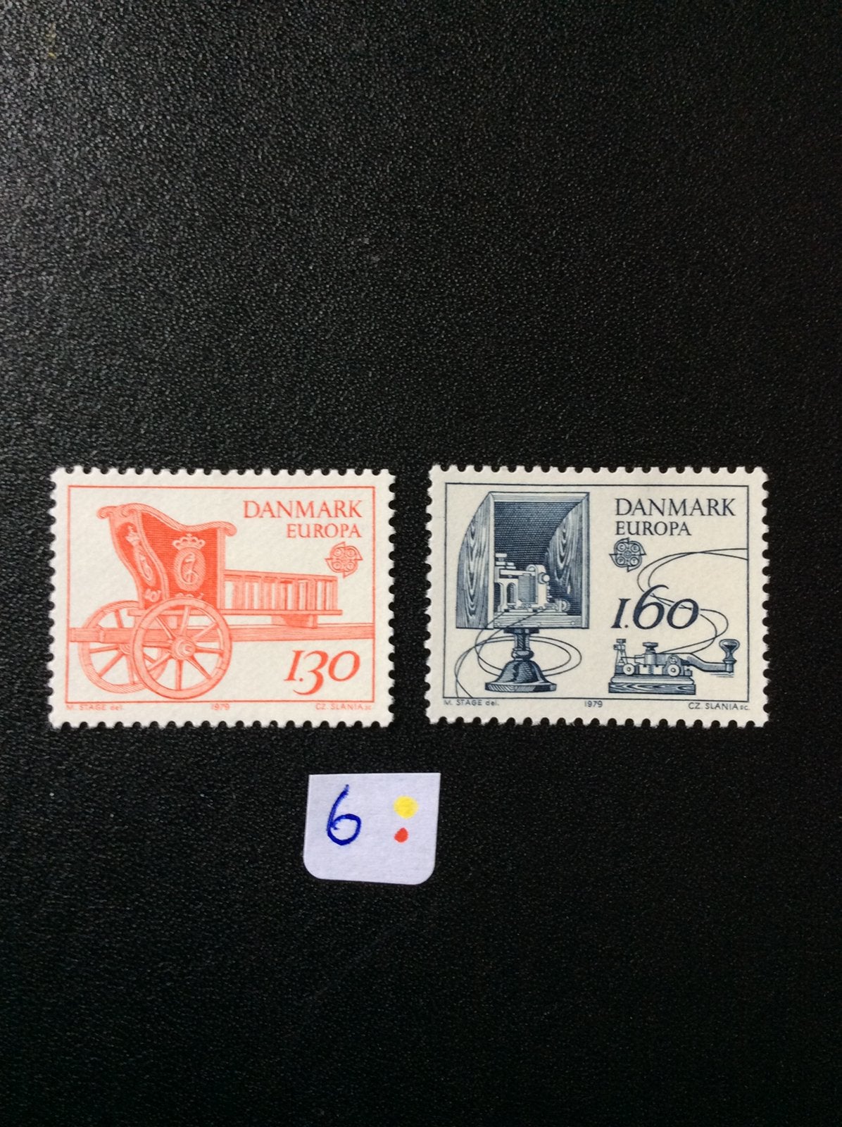 Denemarken postzegels 1979 pfr Mi 686/7, Ophalen of Verzenden, Denemarken, Postfris