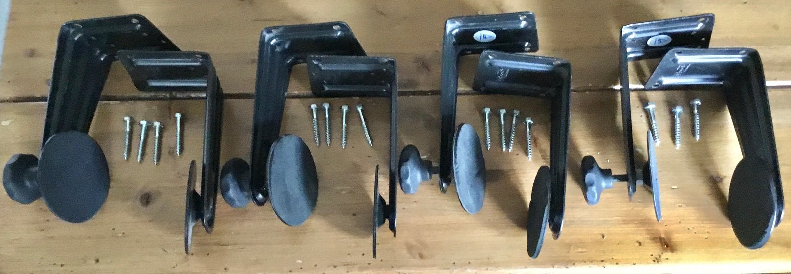 4 VOGEL’S DUO 220 LUIDSPREKER WANDSTEUNEN SETS, Overige merken, Gebruikt, Inclusief muurbeugels, Overige typen