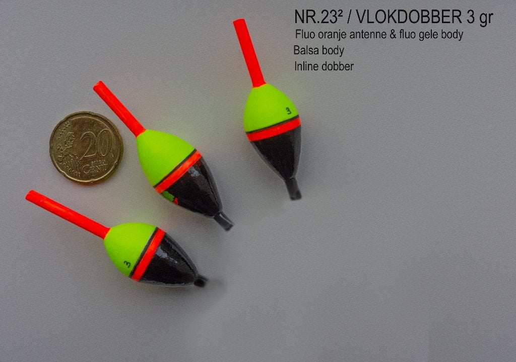 VLOKDOBBER HANDBUILT NR. 23²/ 3 gram, Ophalen of Verzenden, Nieuw, Dobber of Lood