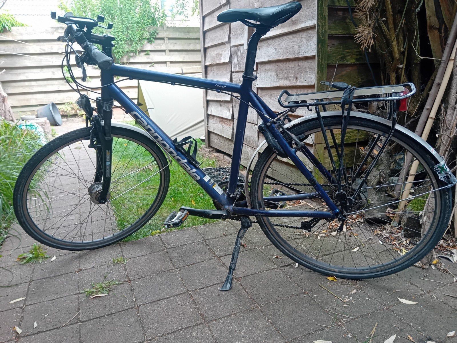 Cannondale toerfiets met 27 versnellingen en vering, 28 inch, Velgrem, Meer dan 20 versnellingen, Ophalen