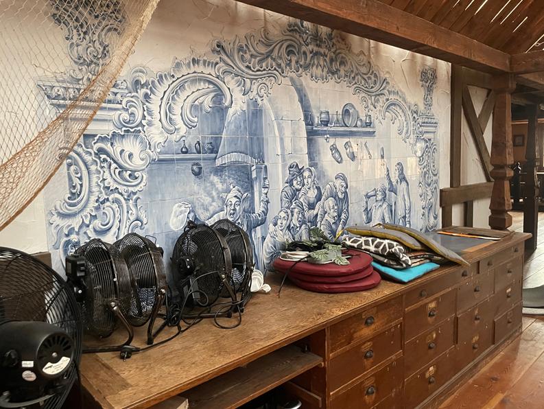Wand tegeltableau, Ophalen