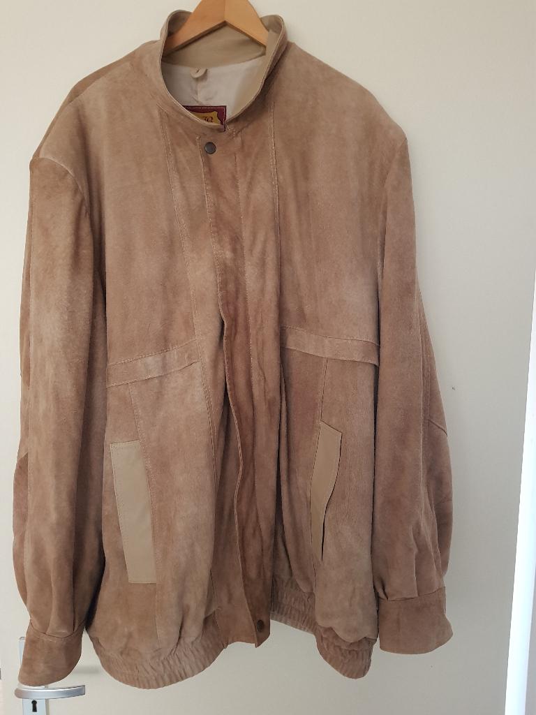 leren heren jassen, Kleding | Heren, Jassen | Zomer, Nieuw, Overige maten, Bruin, Ophalen of Verzenden