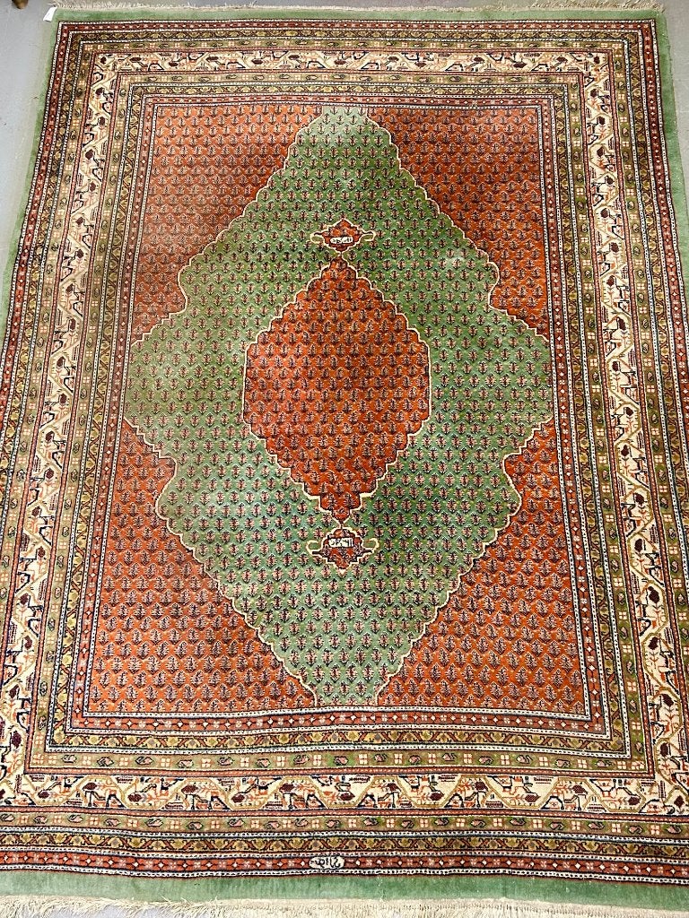 Perzisch tapijt Tabriz Mahi – handgeknoopt vloerkleed  # 270, Ophalen of Verzenden