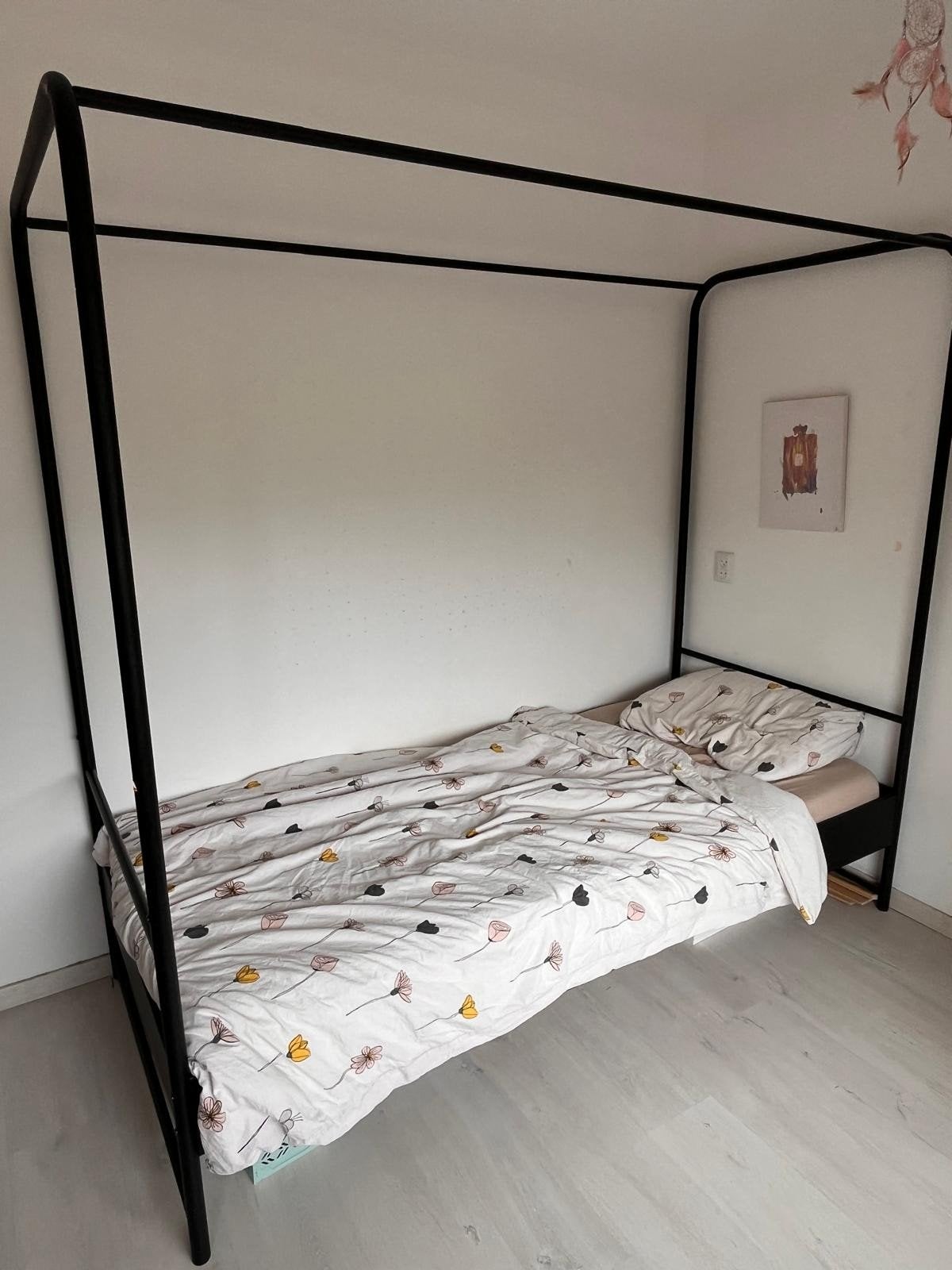 Leuk eenpersoons hemelbed voor meidenkamer, Ophalen, Gebruikt, 90 cm, Eenpersoons
